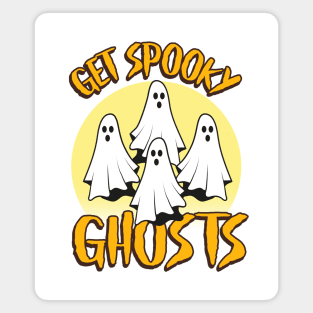 GHOSTLY Happy Halloween Magnet